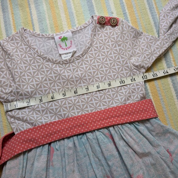 ⭐ Girl's Shrimp & Grits Fall Dress XS 4/5 - Picture 8 of 11